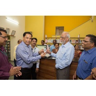 Inauguration of RFID technology at the hands of Prof. S Parasuraman Director TISS Prof. Shaban Presenting Library Smart Card  to Prof. Parasuraman