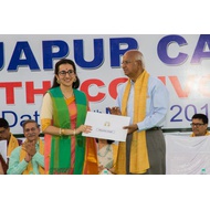 Student receiving degree Certificate