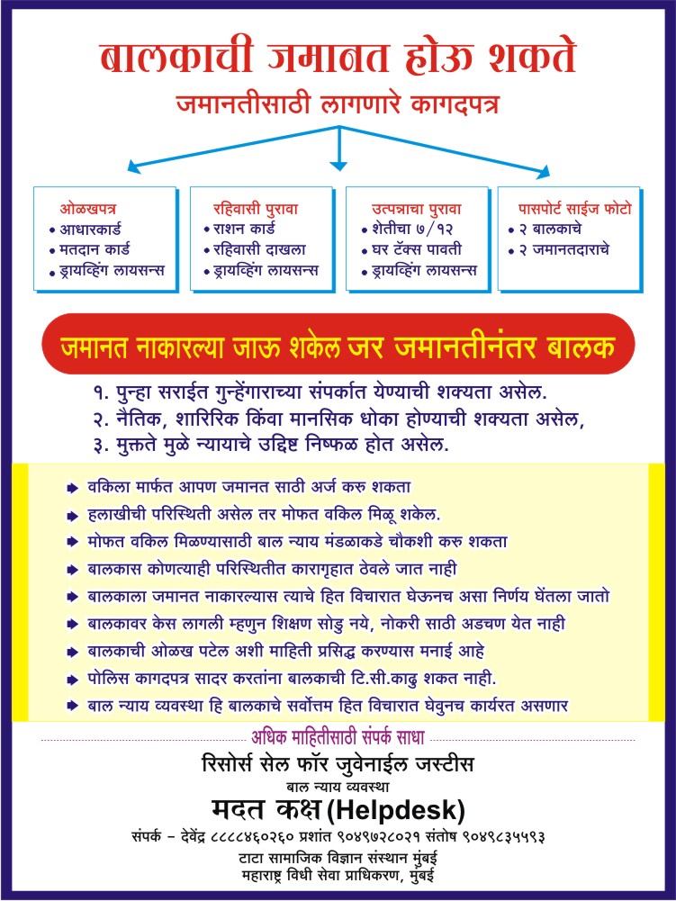 Poster related to bail procedure