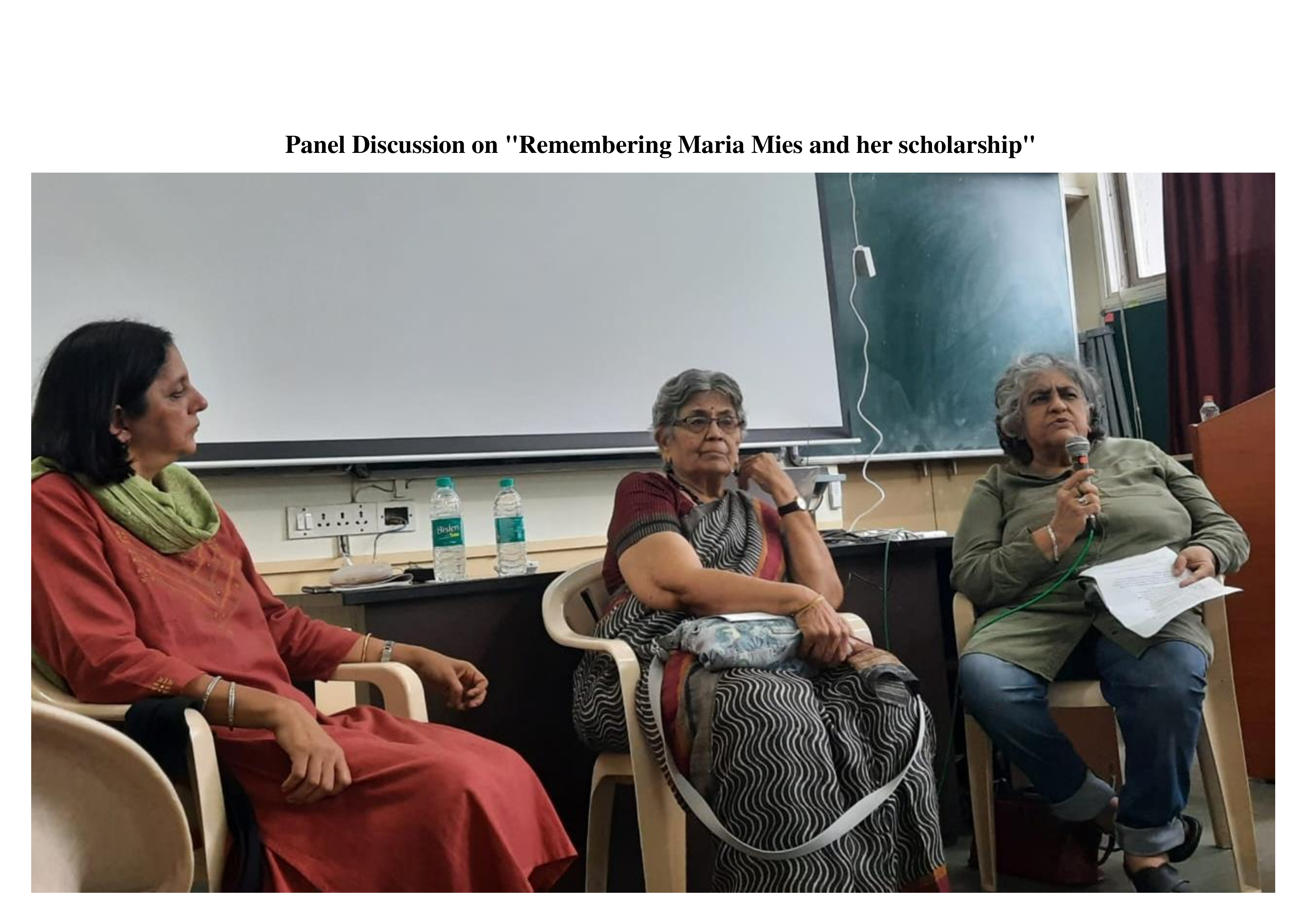 Panel Discussion on "Remembering Maria Mies and her scholarship"