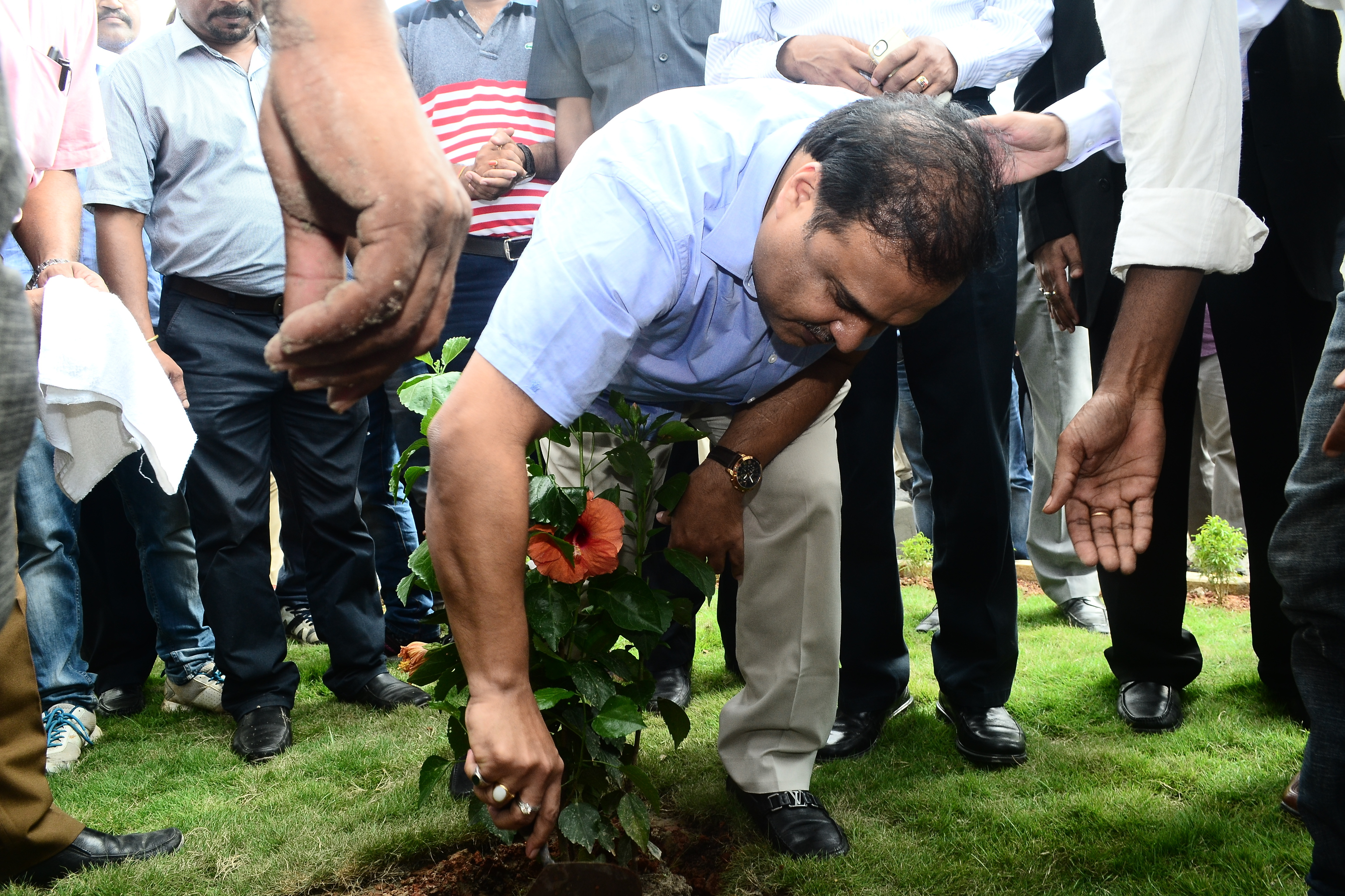 Tree Plantation during Guwahati campus inauguration ceremony