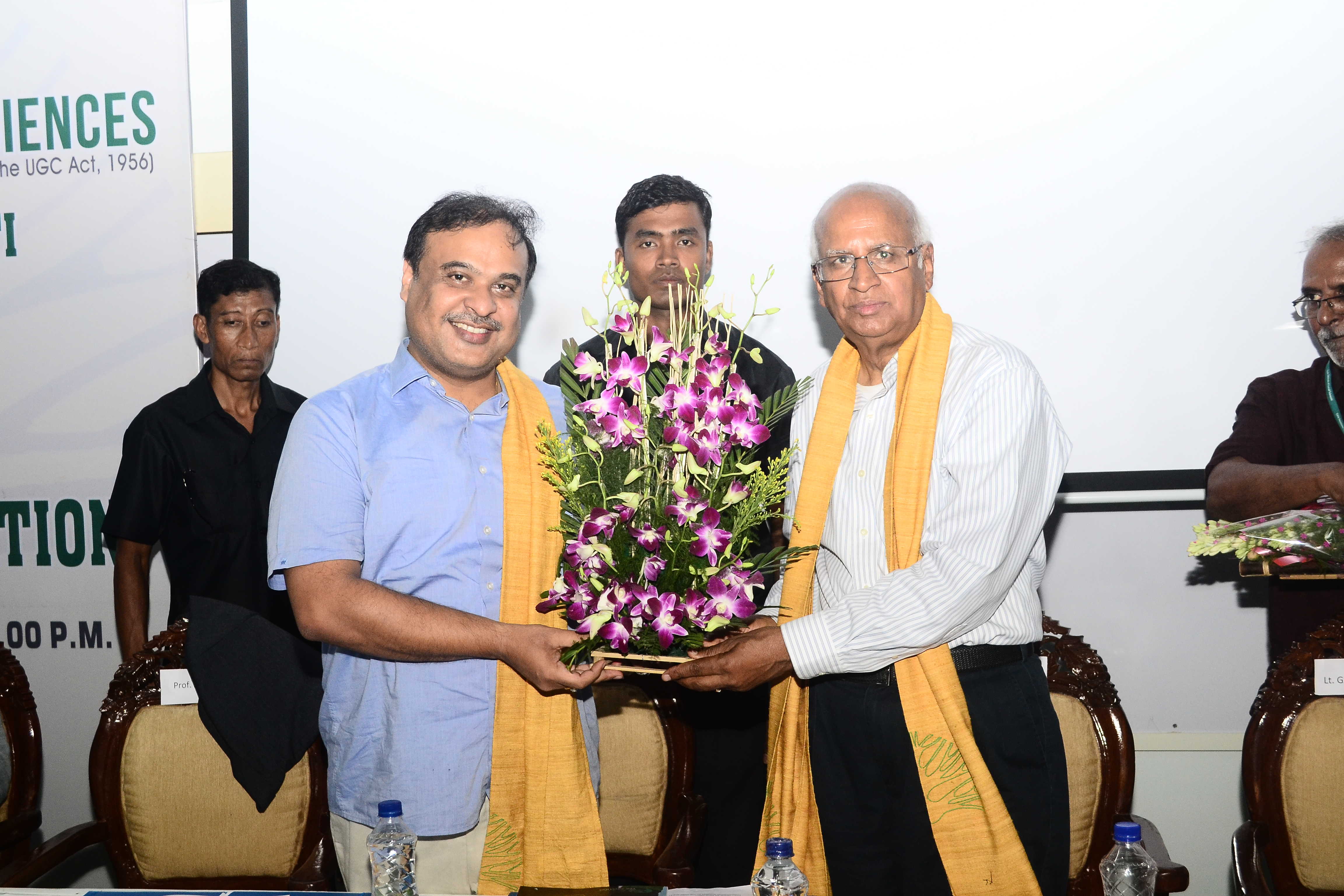 Felicitating Dignitaries