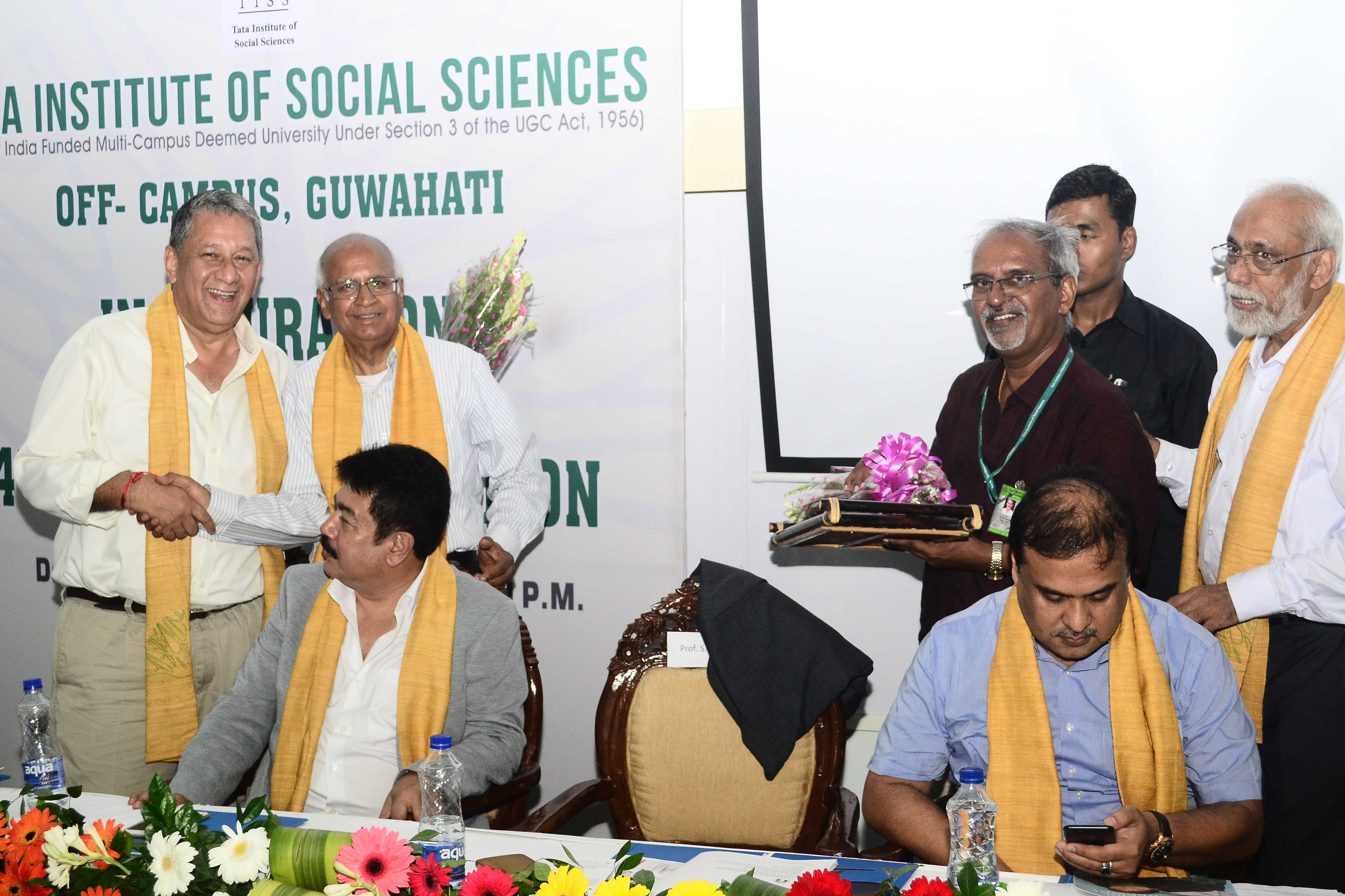 Felicitating Dignitaries