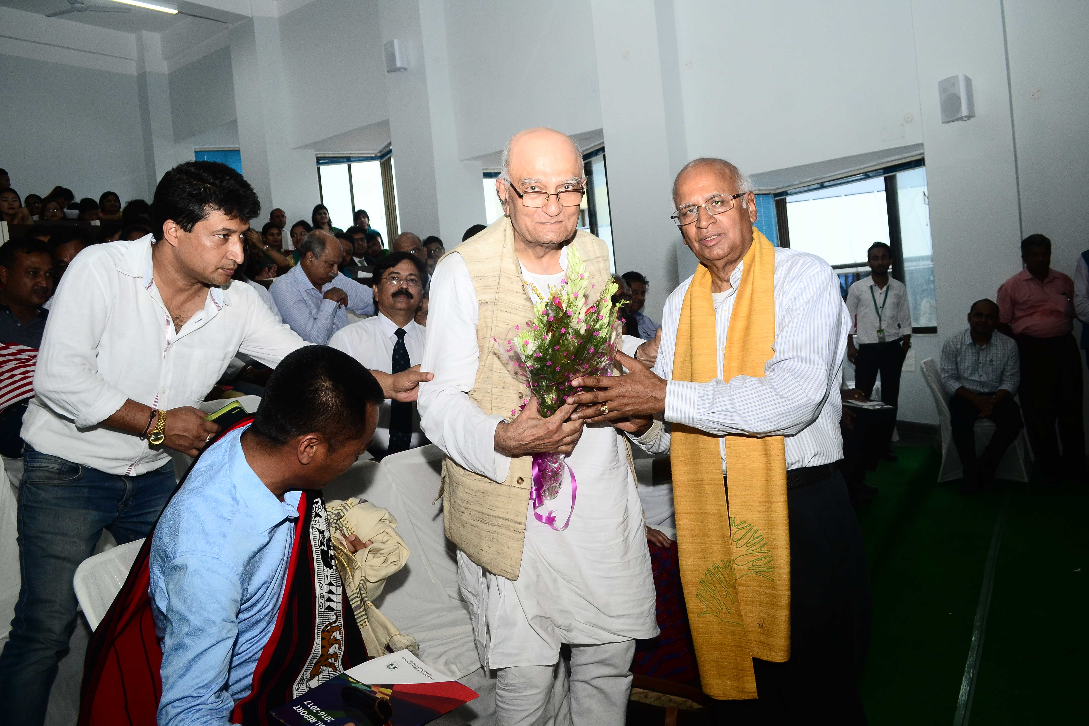 Felicitating Dignitaries