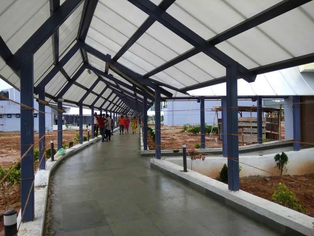 Students in the corridor