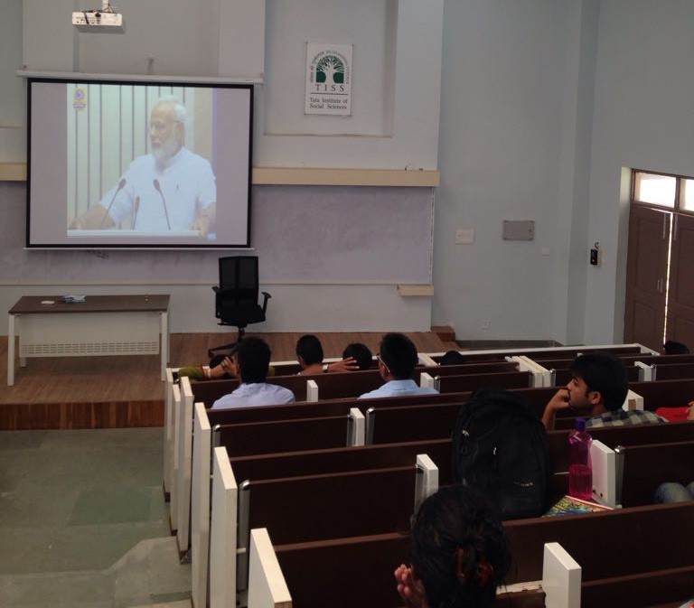 The Hon'ble Prime Minister of India addressing a Student Leader Convention: Live Telecast at Guwahati Campus of TISS