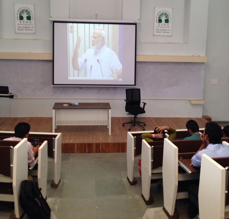 The Hon'ble Prime Minister of India addressing a Student Leader Convention: Live Telecast at Guwahati Campus of TISS