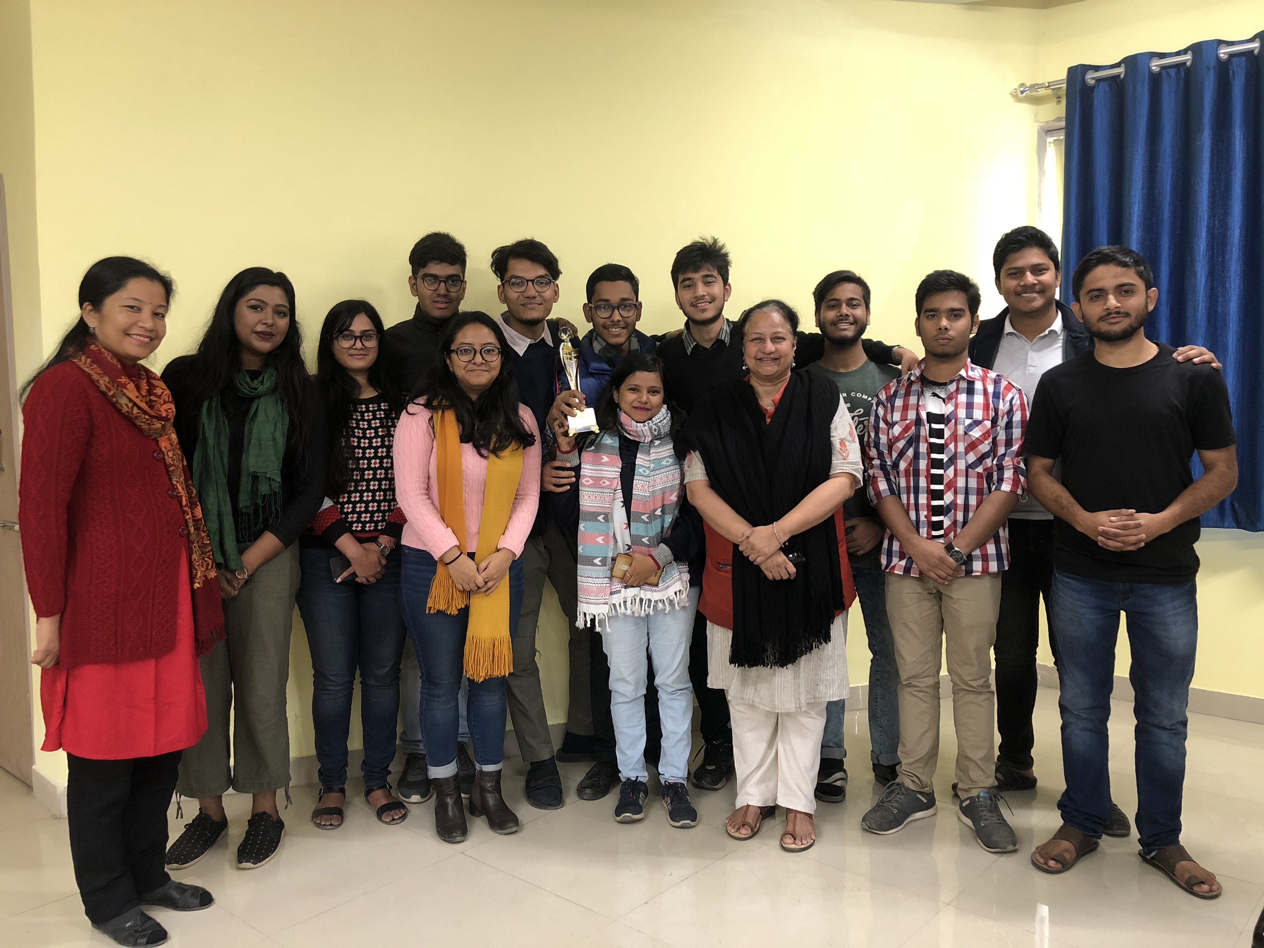 TISS Guwahati students secured Second Position in Drama competition in IIT Guwahati's annual festival (Alcheringa)
