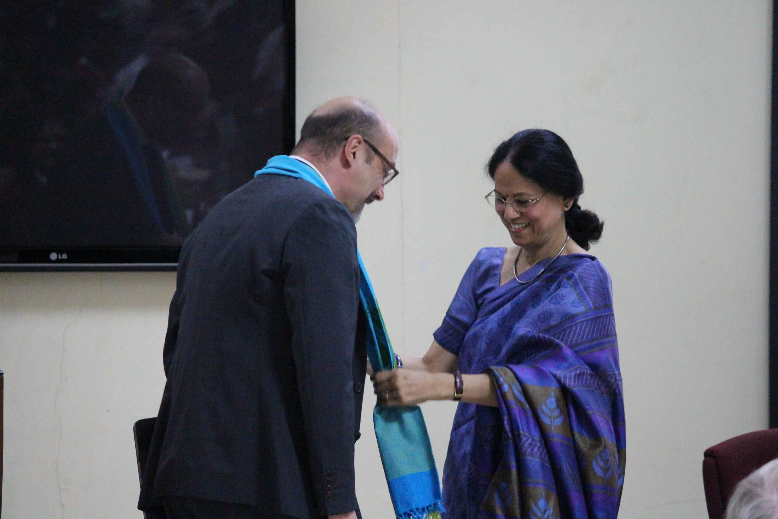Facilitation of Davide Storti by TISS Director.